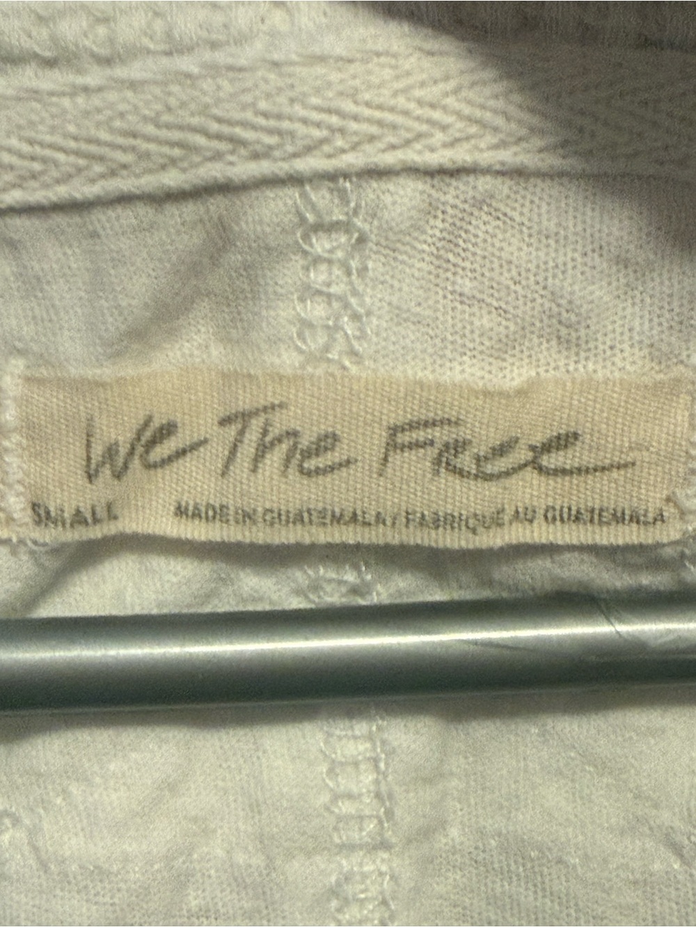We The Free White V-Neck Flow Tunic Top - Picture 3 of 4
